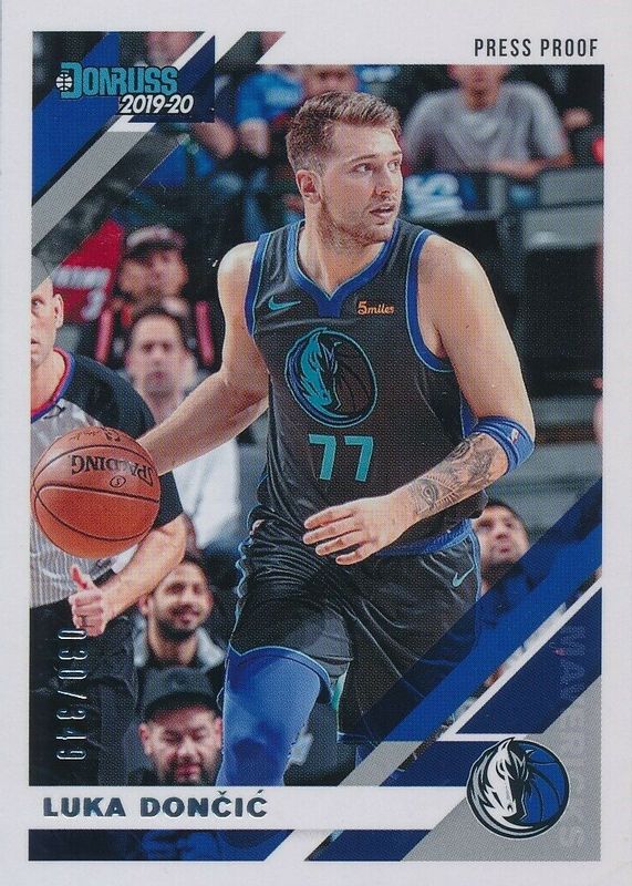 Luka Doncic 2019 Donruss #46 Press Proof Silver /349 PSA 10