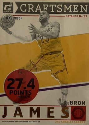 2019 Donruss #1 Craftsmen - Press Proof