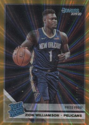 2019 Donruss #201 Press Proof Gold Laser /10