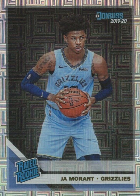 Ja Morant 2019 Donruss #202 Infinite Rookie RAW