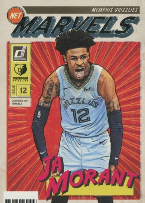 Ja Morant 2019 Donruss #9 Net Marvels Rookie BGS 9.5