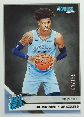 2019 Donruss #202 Press Proof Purple /199