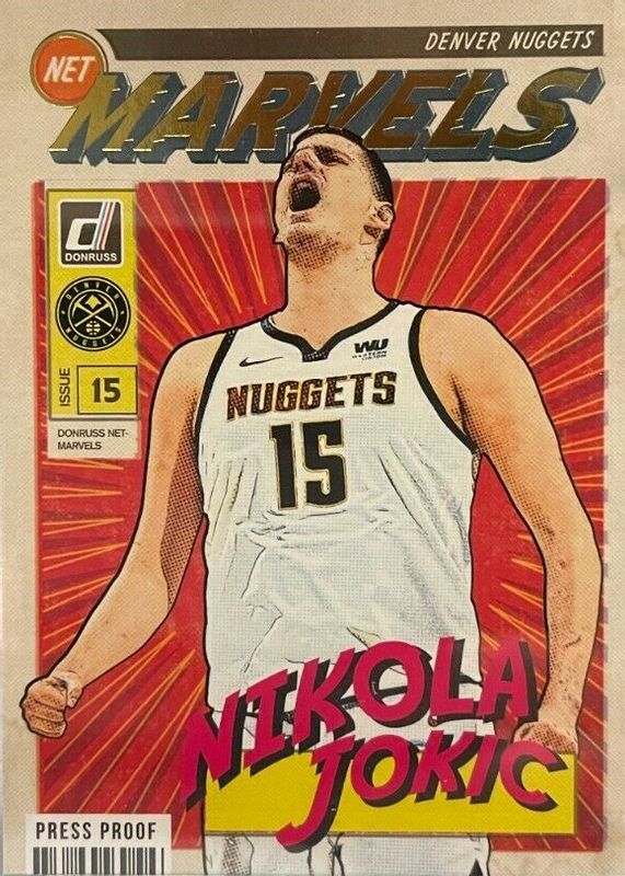 Nikola Jokic 2019 Donruss #1 Net Marvels - Press Proof BGS 9.5