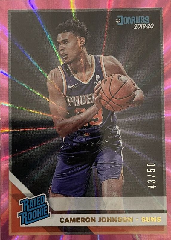 Cameron Johnson 2019 Donruss #210 Pink Laser /50 Rookie BGS 9