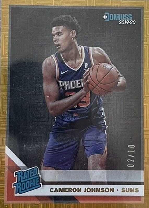 Cameron Johnson 2019 Donruss #210 Infinite Gold /10 Rookie SGC 10