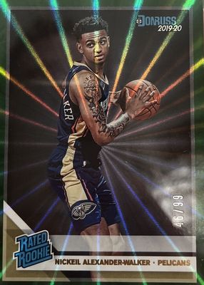 2019 Donruss #216 Green Laser /99