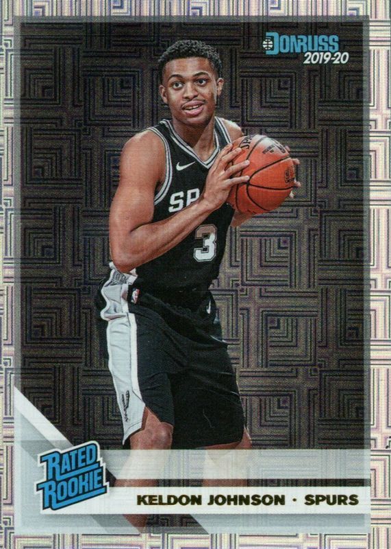 Keldon Johnson 2019 Donruss #227 Infinite Rookie SGC 9.5