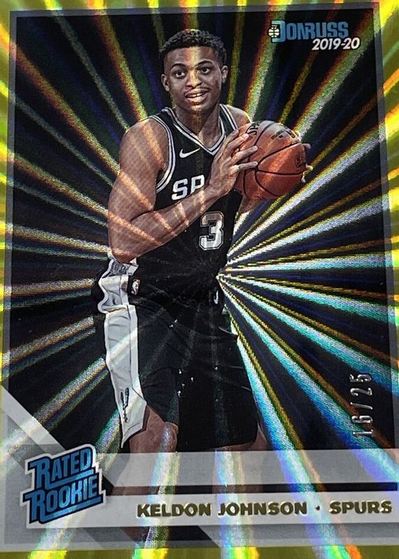 2019-2020 Panini Prizm Fast Break Red Keldon Johnson Rookie