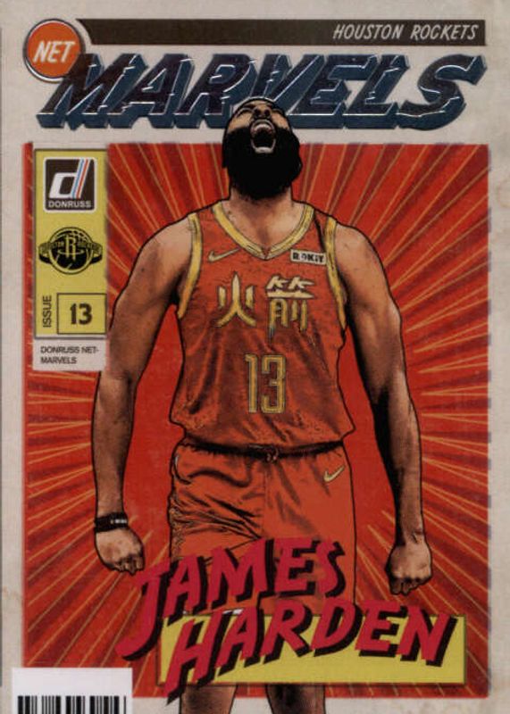 James Harden 2019 Donruss #13 Net Marvels PSA 9