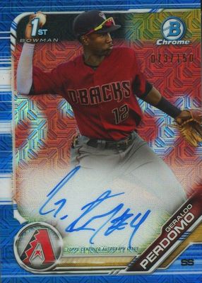 2019 Bowman Chrome #CPA-GP Prospect Auto - Choice Refractor /150 (1st)