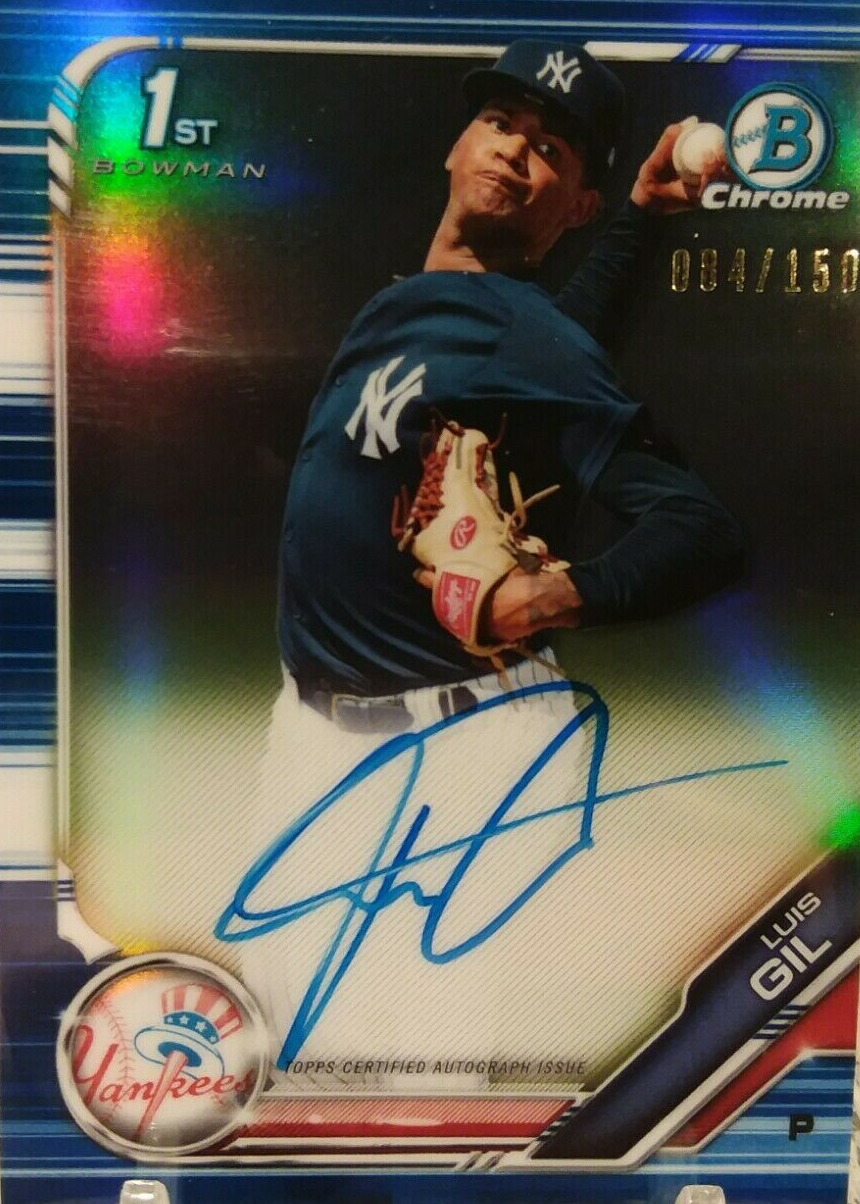 ルイス・ギル Luis Gil TOPPS auto 直筆サイン RC - メルカリ
