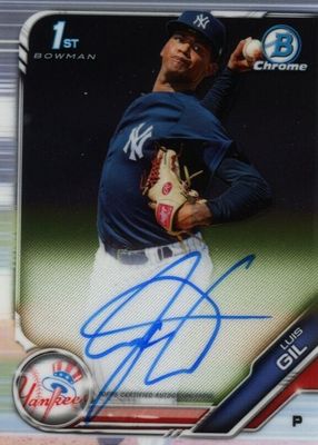 2019 Bowman Chrome #CPA-LGI Prospect Auto (1st)