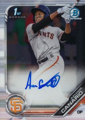 2019 Bowman Chrome #CPA-AC Prospect Auto (1st)