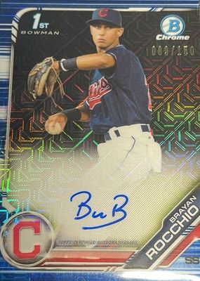 2019 Bowman Chrome #CPA-BR Prospect Auto - Choice Refractor /150 (1st)