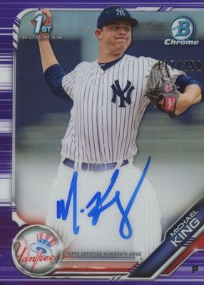 2019 Bowman Chrome #CPA-MK Prospect Auto - Purple Refractor /250 (1st)