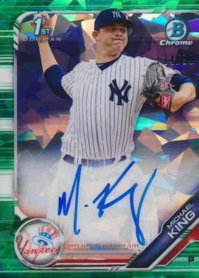 2019 Bowman Chrome #CPA-MK Prospect Auto - Green Atomic Refractor /99 (1st)