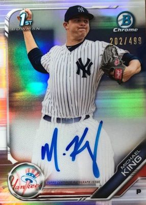 2019 Bowman Chrome #CPA-MK Prospect Auto - Refractor /499 (1st)