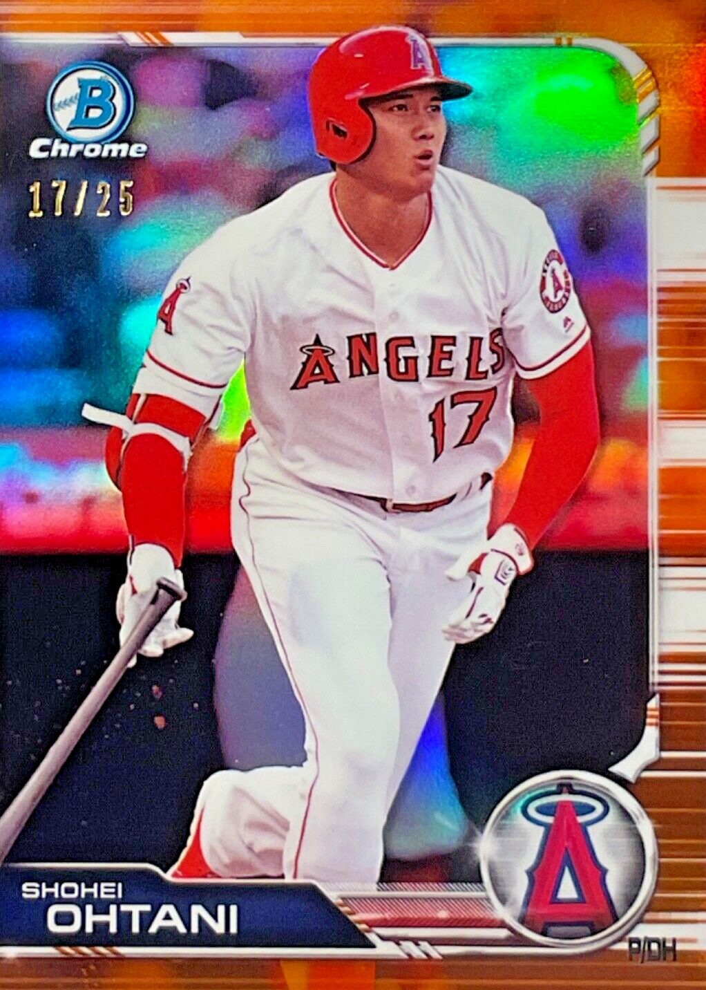 その他 2019 Bowman shohei ohtani Shohei Ohtani 2019 Bowman Chrome #50 Orange Refractor /25 Price