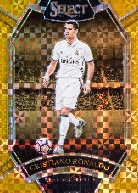 Cristiano Ronaldo 2016 Select #300 Field Level Gold /10 PSA 9