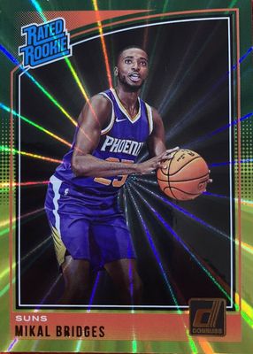2018 Donruss #200 Green & Yellow Laser