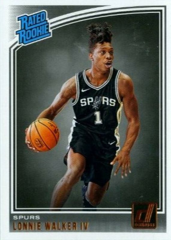 Lonnie Walker IV 2018 Donruss #174 Base Rookie PSA 10