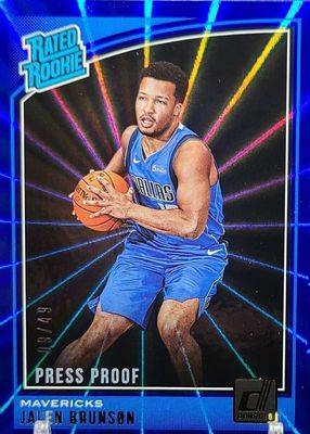 2018 Donruss #179 Press Proof Blue Laser /49