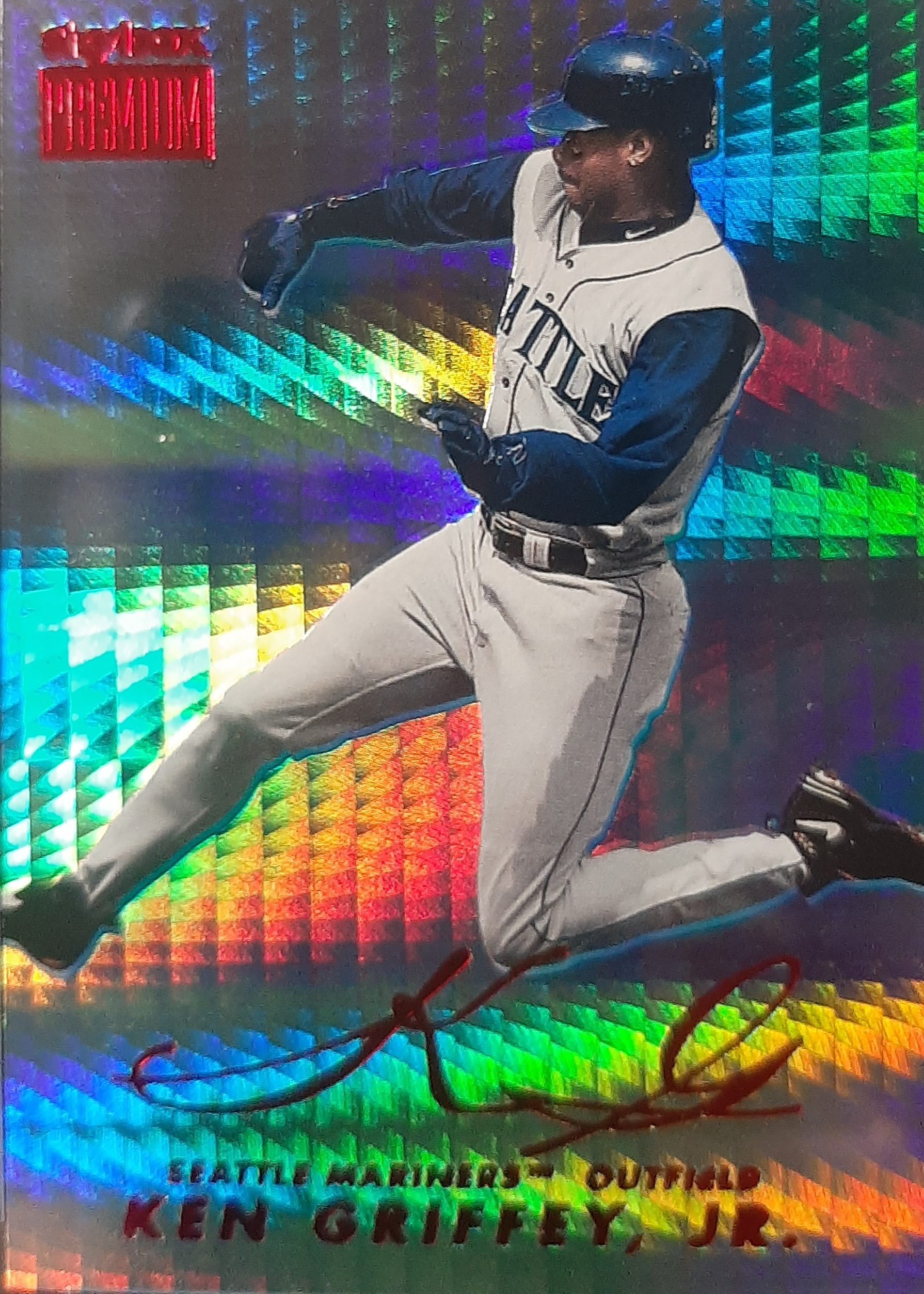 Ken Griffey Jr. 1999 Skybox Premium #137 Star Rubies /50
