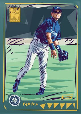 Ichiro　⑤ 2021 Panini Chronicles America's Pastime #91 Ichiro Seattle