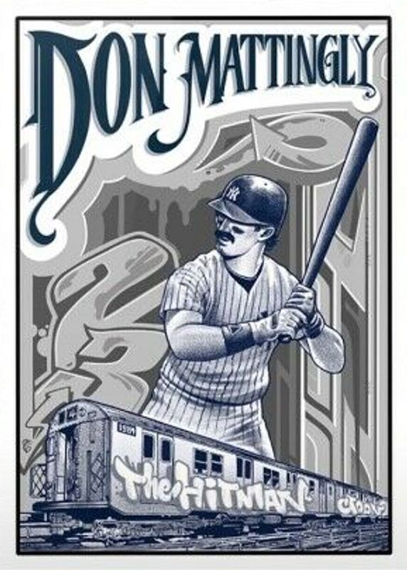 Don Mattingly 2020 Topps Project by Mister Cartoon /27299 RAW