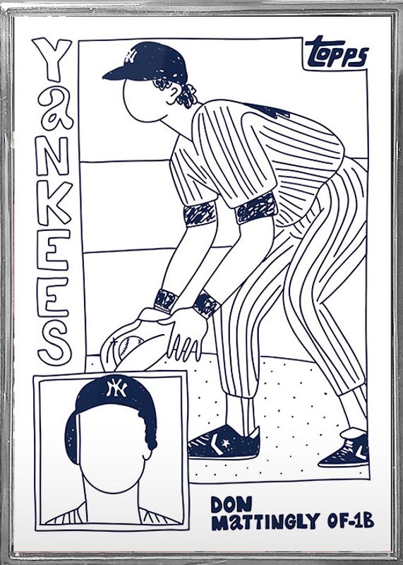 Don Mattingly 2020 Topps Project by Fucci /4292 RAW