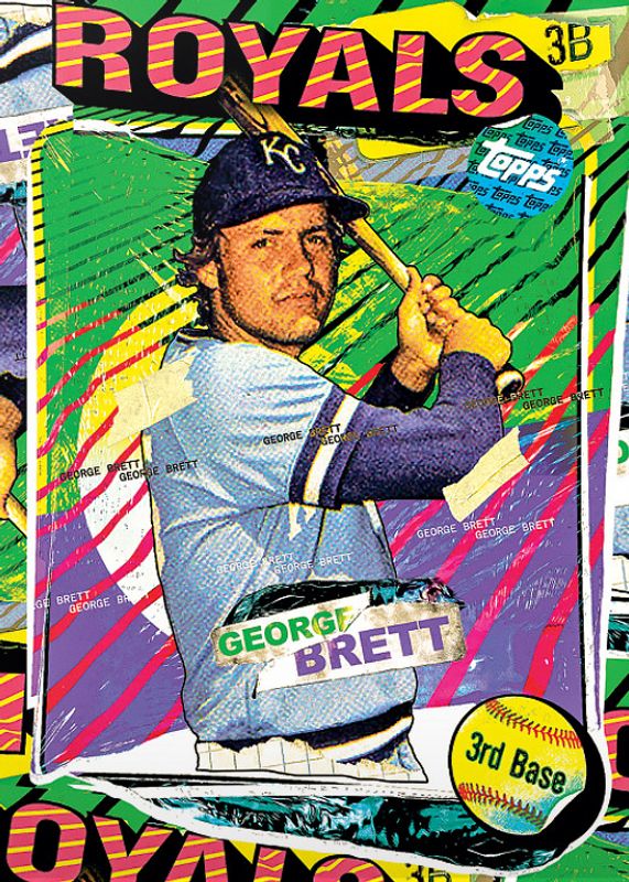 George Brett 2020 Topps Project by Tyson Beck /1992 RAW