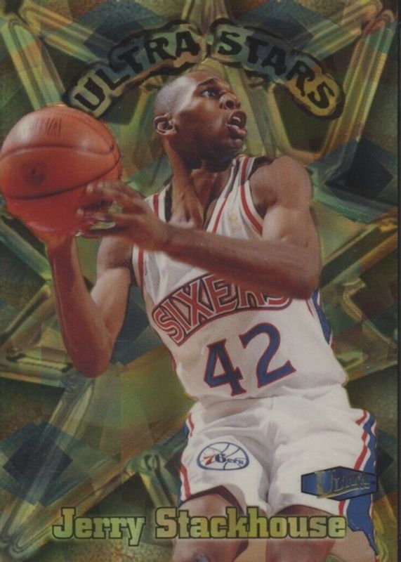 Jerry Stackhouse 1997 Fleer Ultra #19-US Ultra Stars Gold PSA 10