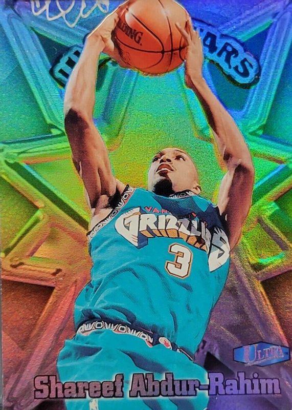 Shareef Abdur-Rahim 1997 Fleer Ultra #9-US Ultra Stars PSA 8