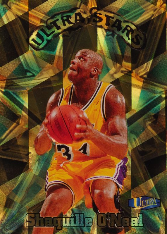 Shaquille O'Neal 1997 Fleer Ultra #4-US Ultra Stars Gold BGS 9