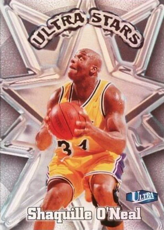 Shaquille O'Neal 1997 Fleer Ultra #4-US Ultra Stars PSA 8