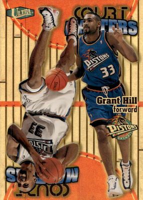 Grant Hill 1996 SkyBox Z-Force #3 Big Men on Court - Z-Peat