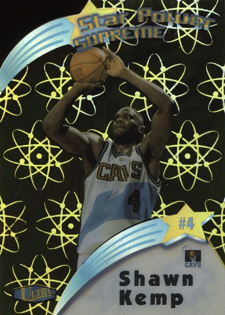 Shawn Kemp 1997 Fleer Ultra #6-SPS Star Power Supreme Price Guide 