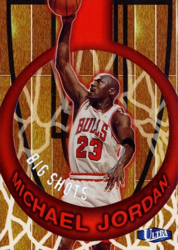 Michael Jordan 1997 Fleer Ultra #1-BS Big Shots BGS 9