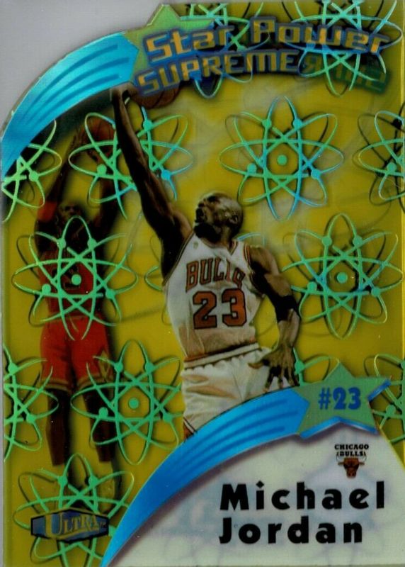 Michael Jordan 1997 Fleer Ultra #1-SPS Star Power Supreme SGC 9