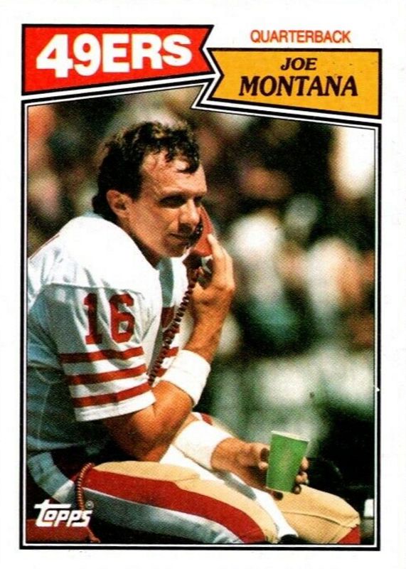 Joe Montana 1987 Topps #112 Base Price Guide - Sports Card Investor