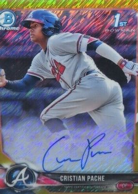2018 Bowman Cristian Pache Auto RC