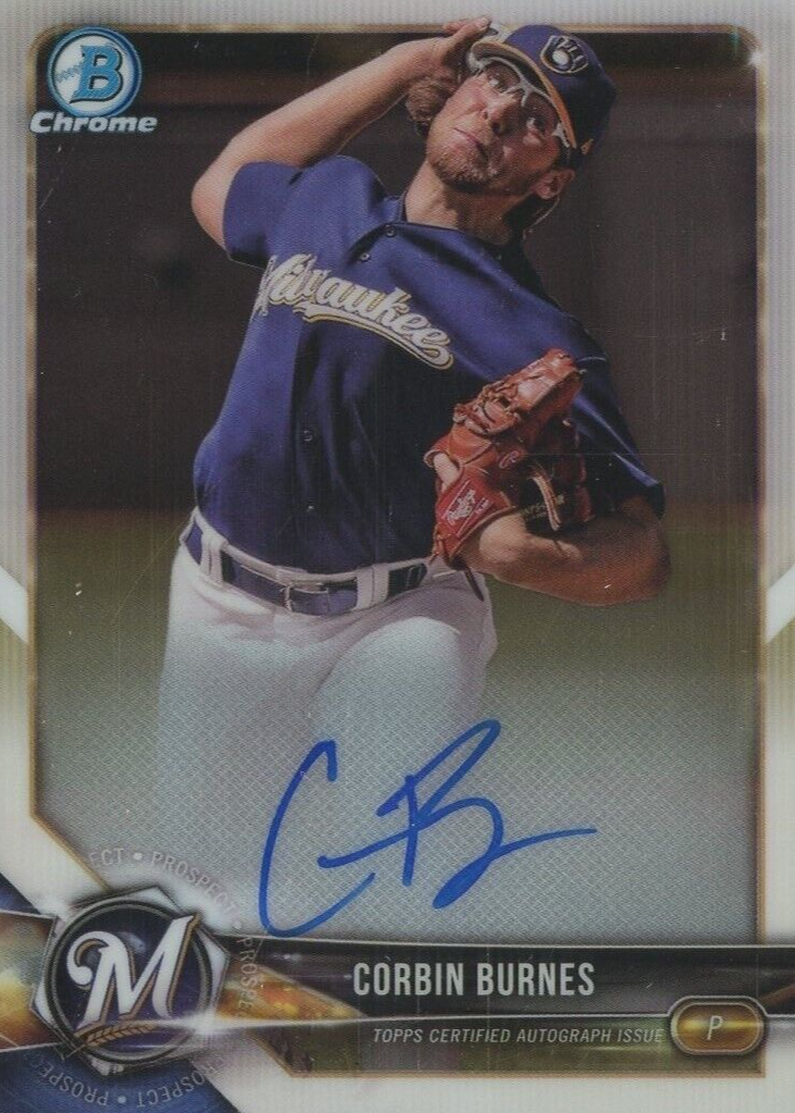 Corbin Burnes Baseball Cards Price Guide - Sports Card Investor
