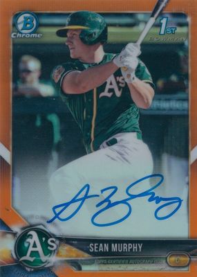 2018 Bowman #CPA-SMU Chrome Prospect Auto - Orange Refractor /25 (1st)