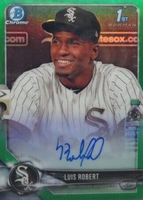 2018 Bowman #CPA-LR Chrome Prospect Auto - Green Refractor /99 (1st)