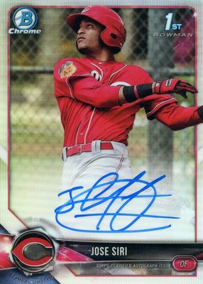 2018 Bowman #CPA-JS Chrome Prospect Auto - Refractor /499 (1st)