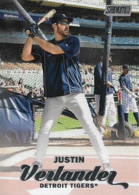 Justin Verlander 2017 Topps Stadium Club #42 Image Variation /SP RAW