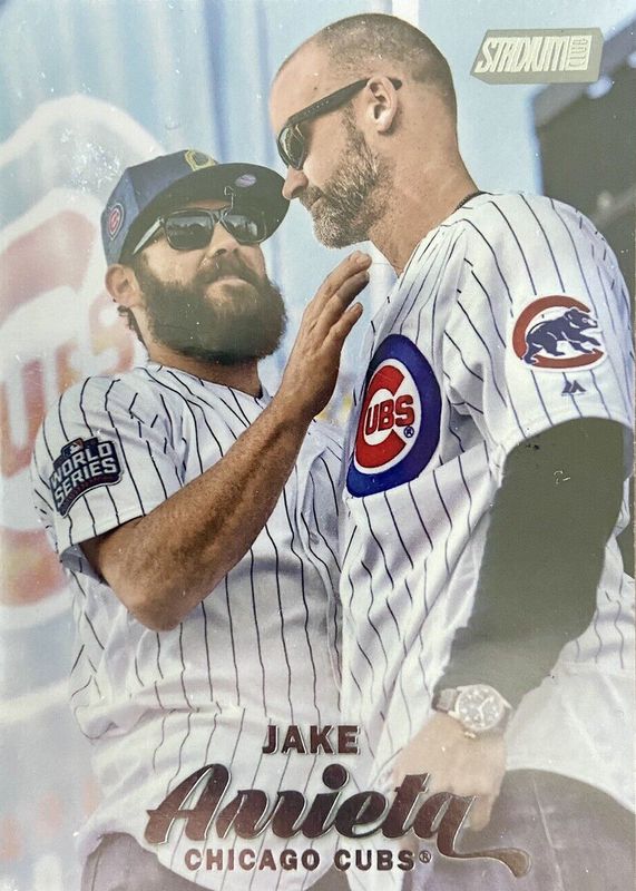 Jake Arrieta 2017 Stadium Club #223 Image Variation /SP PSA 9