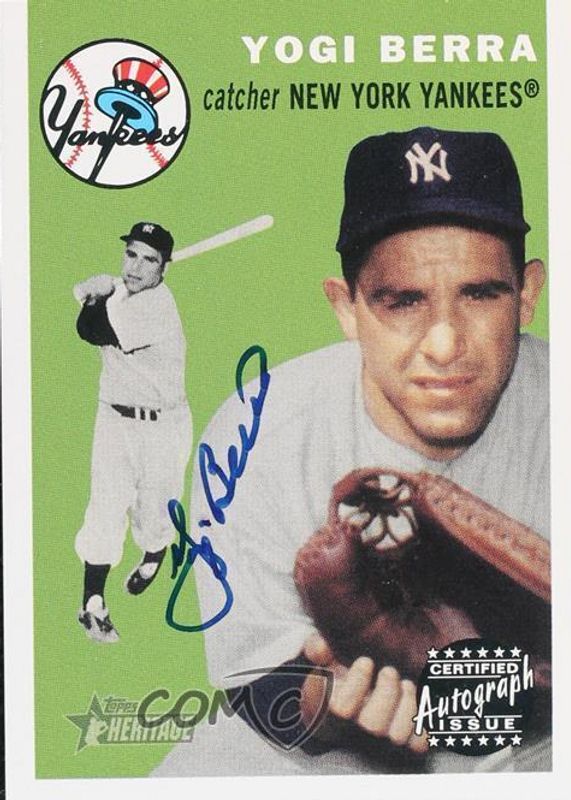 Yogi Berra 2003 Topps Heritage #RO-YB Real One Autographs