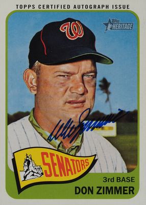 2007 Topps Heritage #ROA-DZ Real One Autographs