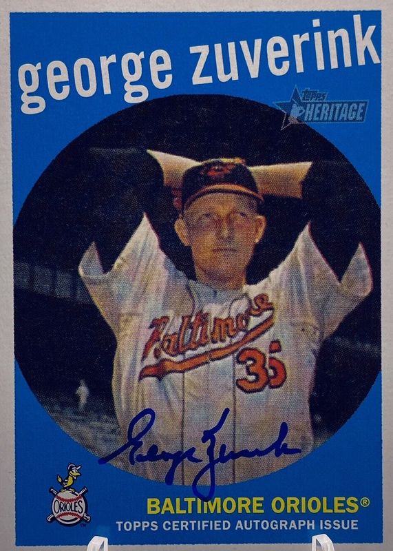 2008 Topps Heritage #ROA-GZ Real One Autographs